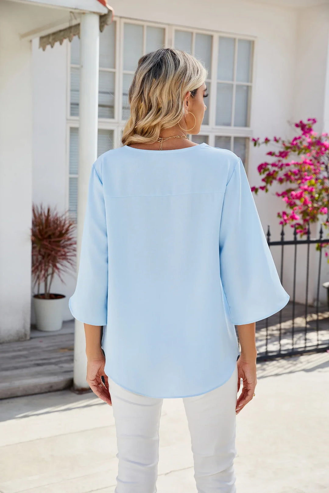 Emy™ - Blouse met V-Hals