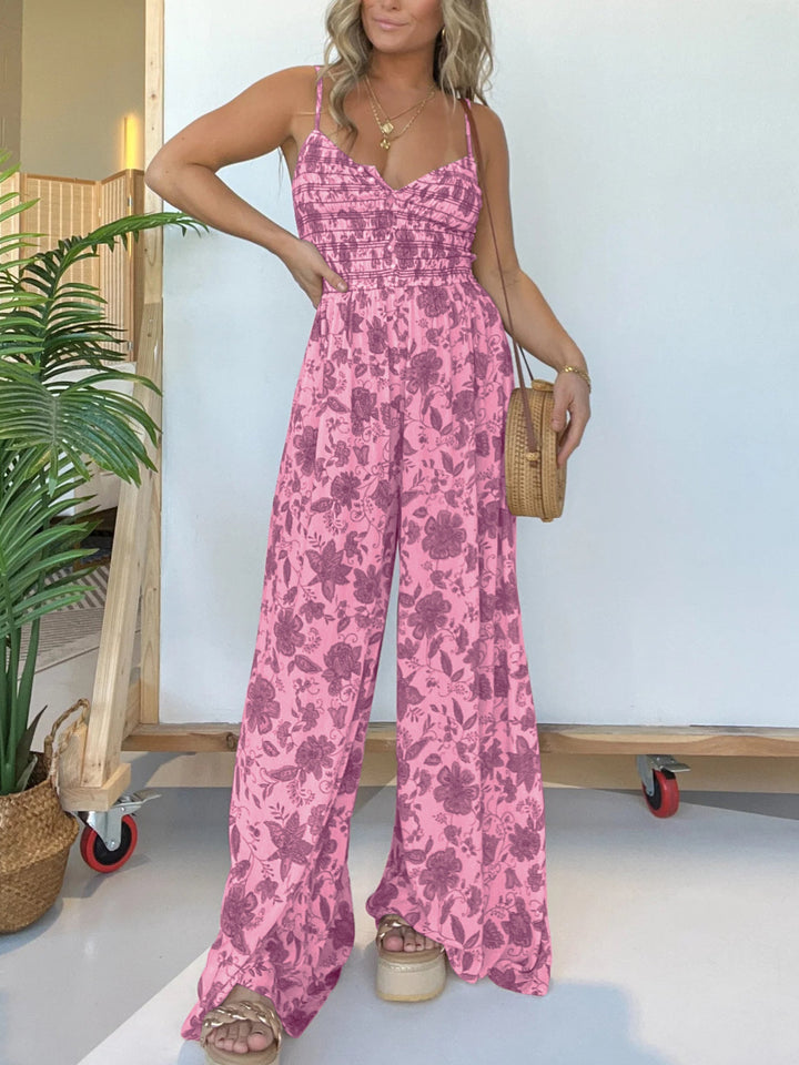 Siera™ - Jumpsuit met wijde pijpen