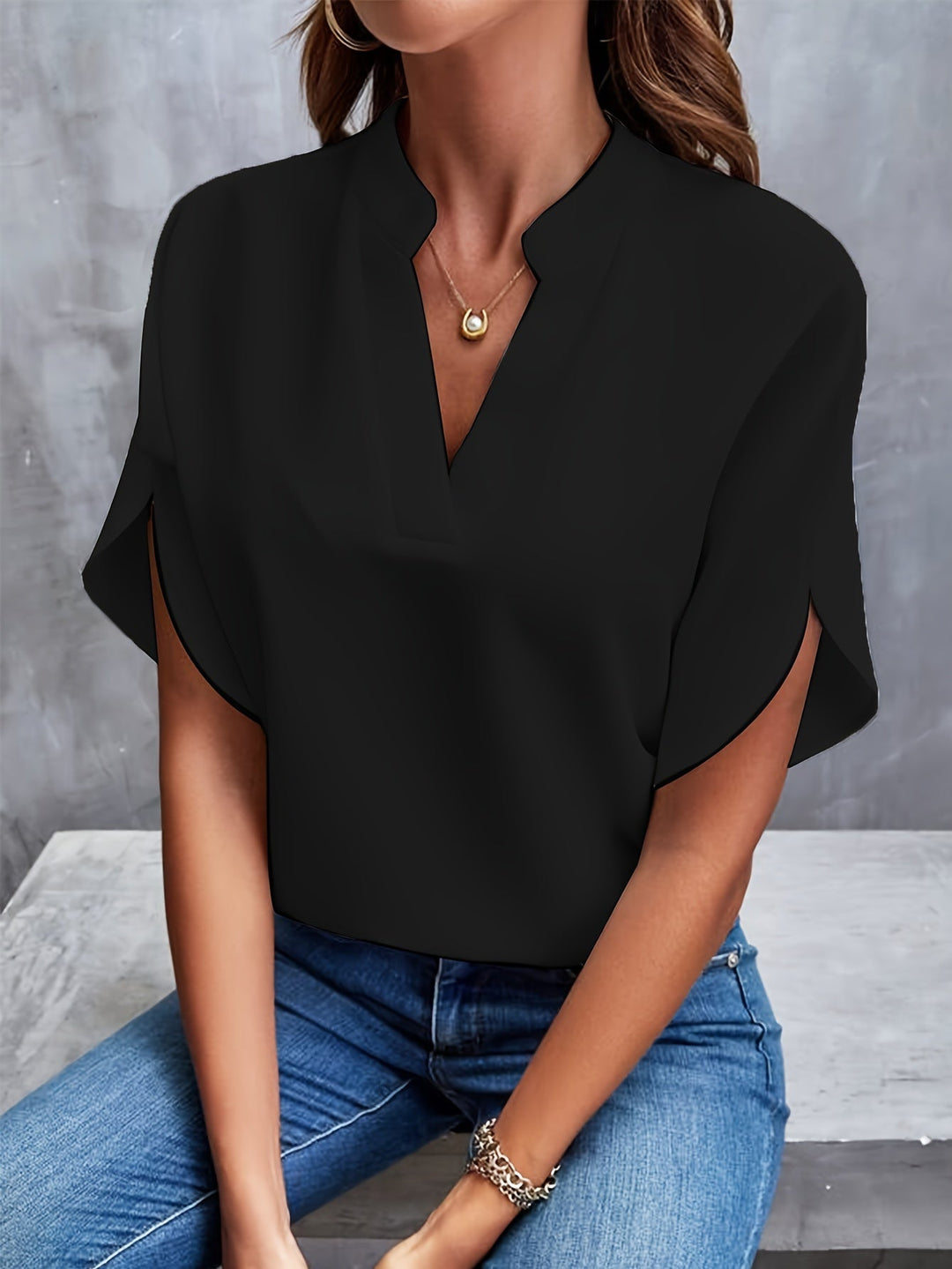 Manon™ - Blouse met V-Hals