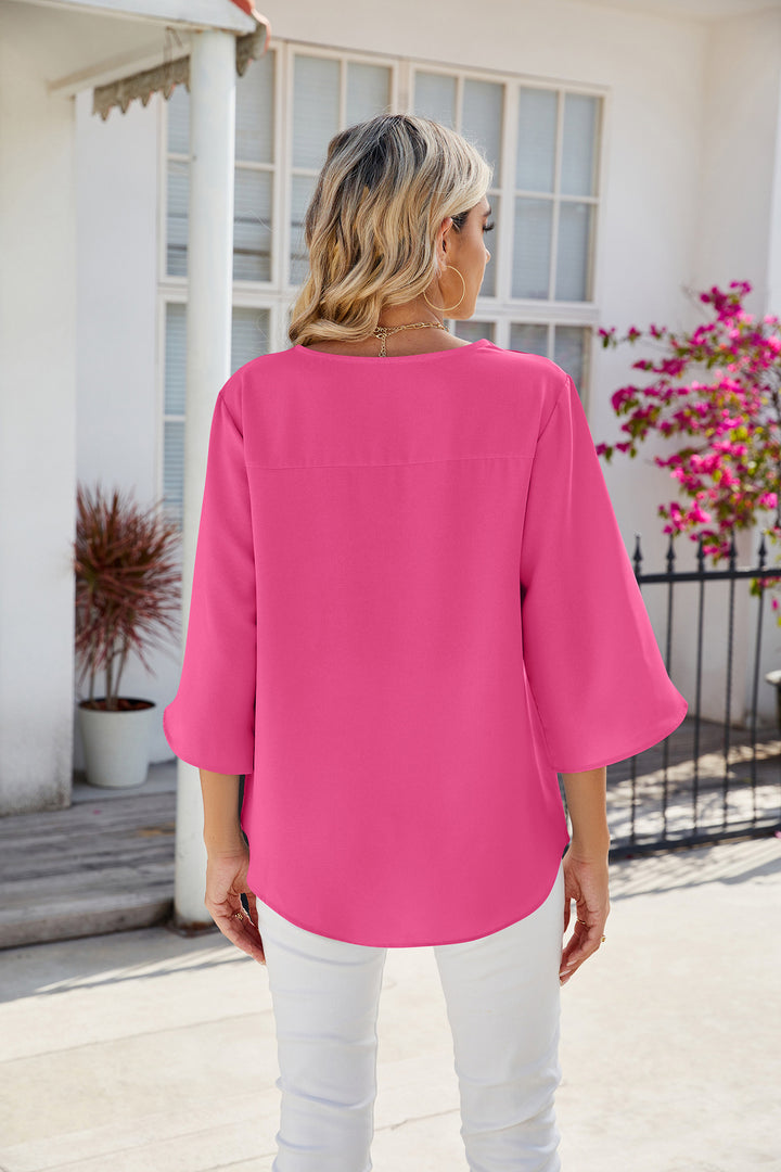 Emy™ - Blouse met V-Hals